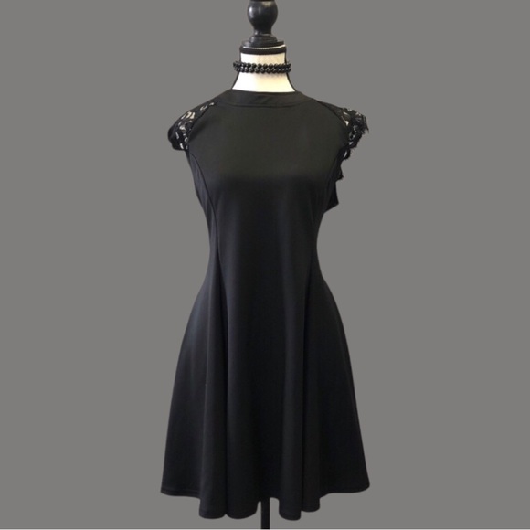 ▪️SUNNOW Women's Sleeveless Lace Patchwork A Line Short Mini Casual Dress▪️ - Picture 2 of 11